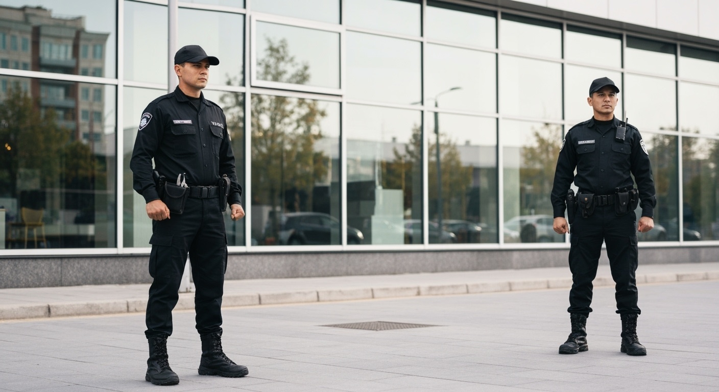 Commercial,Security,Guard,In,Black,From,Further,Away Commercial Security | Verintegra