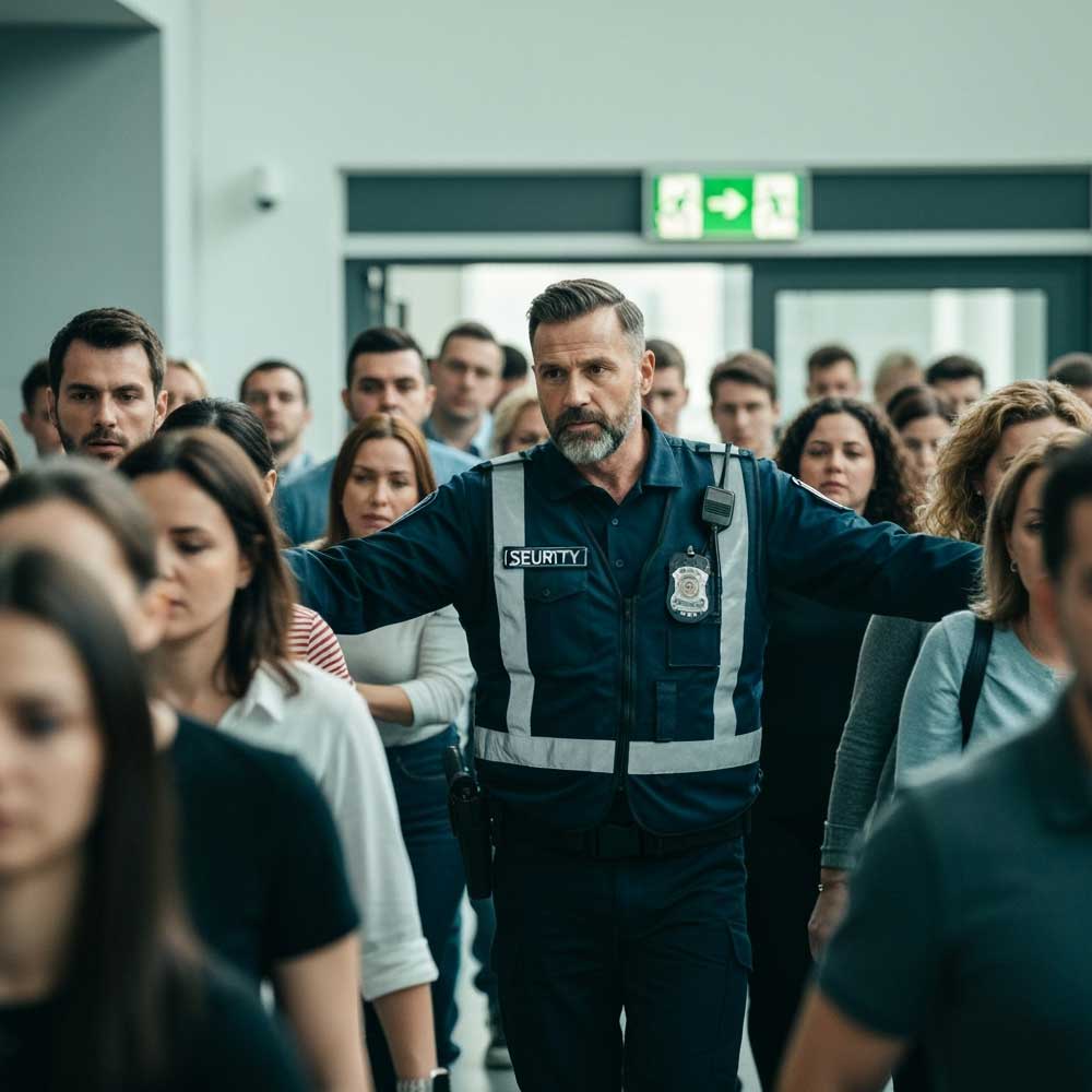 security-evacuating-crowd Emergency Evacuation | Verintegra
